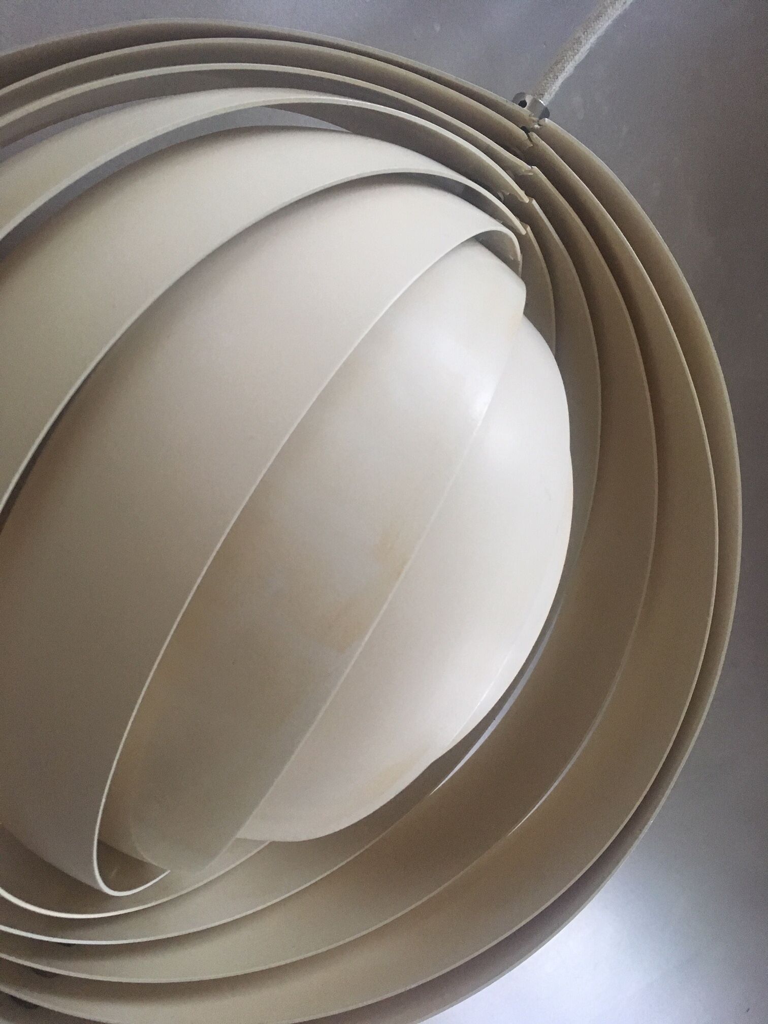 Verner Panton's Moon hanging lamp for Louis Poulsen