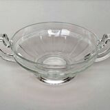 Glass fruit bowl, Val Saint Lambert style