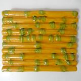 Vintage Vallauris barbotine cheese dish