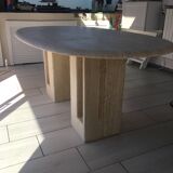 travertine table space model Roset line