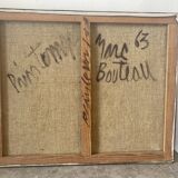 Country house landscape signed from 1963