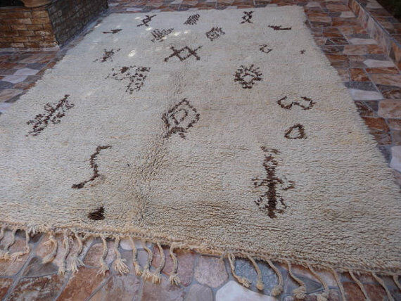 Tapis beni ouarain 195x285cm