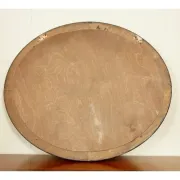 Vintage Oval Wall Mirror in the style of William Yeoward