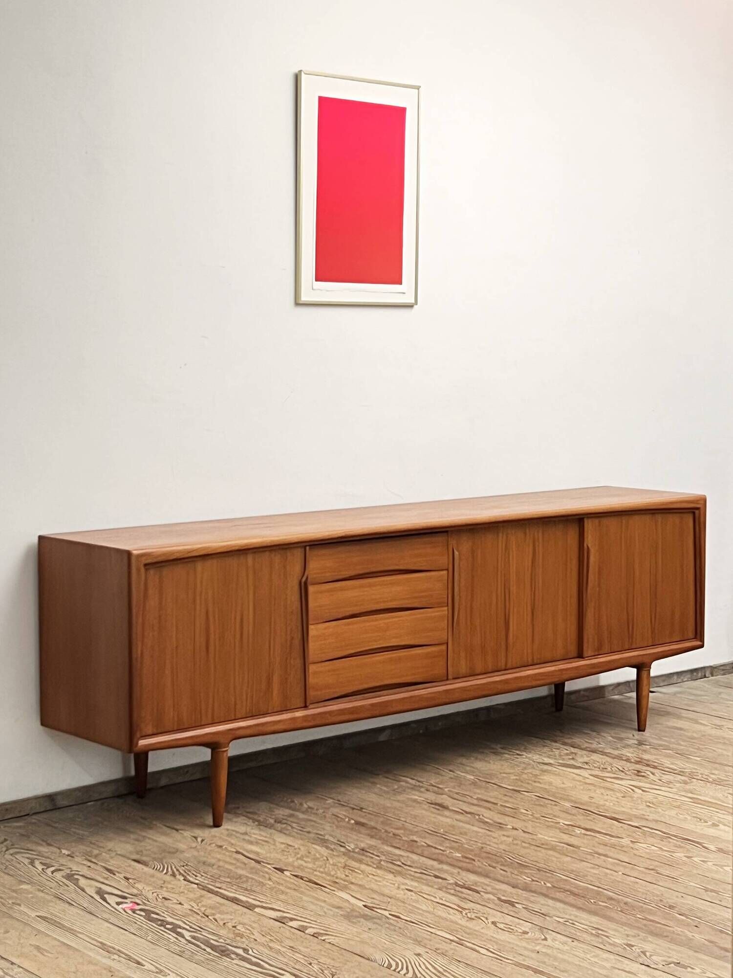 Danish Mid-Century Modern Sideboard in Teak by Axel Christensen Odder Furniture, 1960s