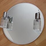 Mirror with sconces, 1980s