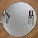 Mirror with sconces, 1980s