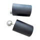 2 x Louis Poulsen cylinder pendant lamp / Eila & John Meiling / 1967