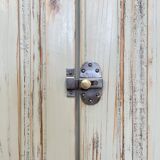 Furniture two body showcase, around 1900.