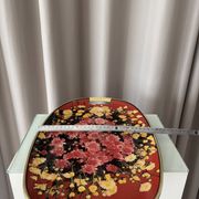 Vintage Floral Serving Tray – 1970s Chrysanthemum Design