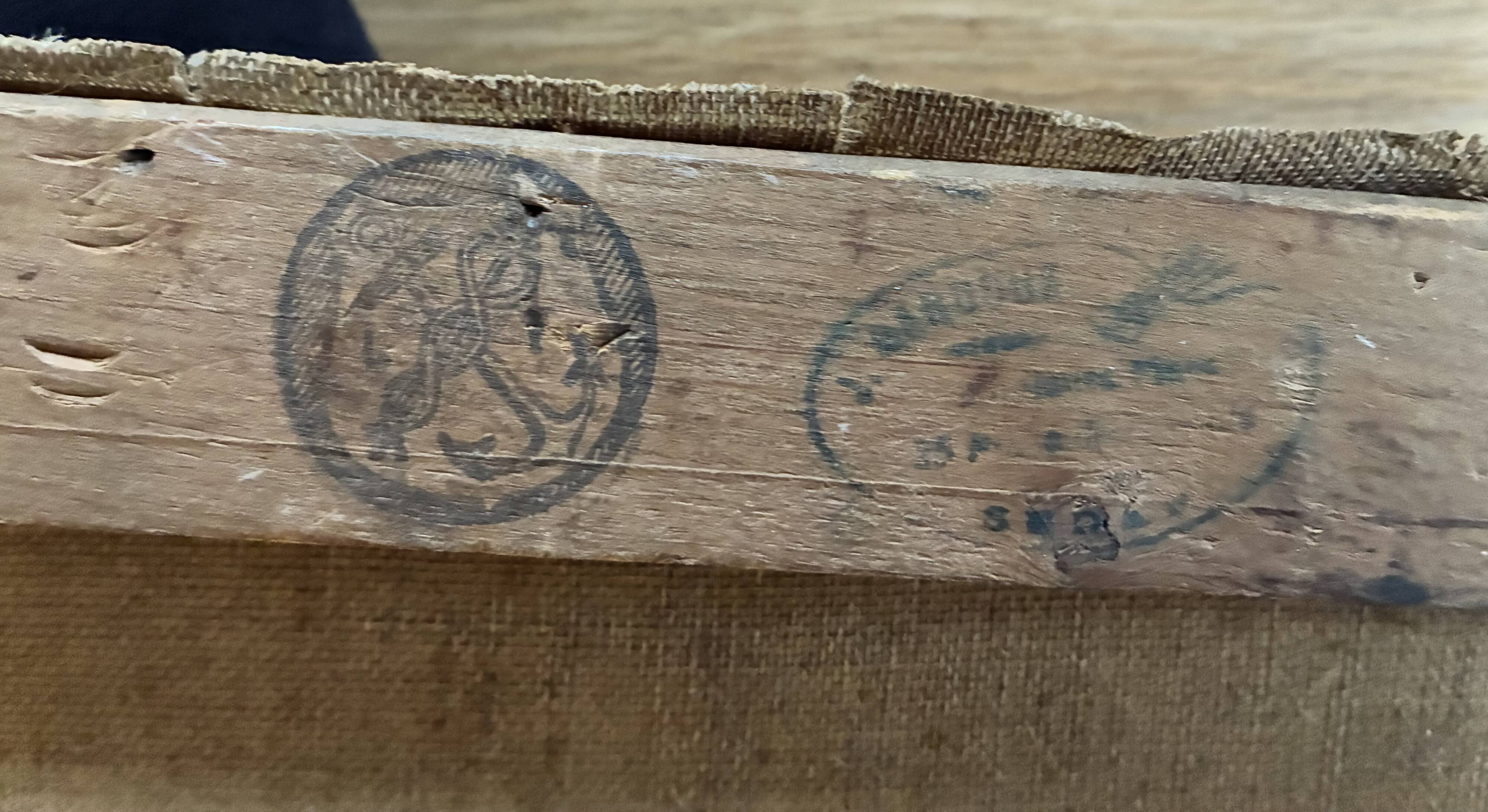 Oil painting on canvas from the early 20th century.