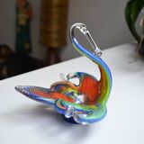 Murano swan pocket emptier