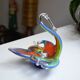 Murano swan pocket emptier