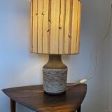 Scandinavian Style Table Lamp with Ceramic Base and Shade, 1960s