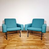 Pair of G10 armchairs by Pierre Guariche for Airborne, circa 1955