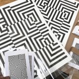 Risograph reproduction of 30 copies hand-signed by Guido de Boer. "Small Gray No. 3".