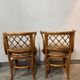 Paire fauteuils bistrot vintage