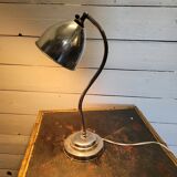 Table lamp chromed metal of the 50s