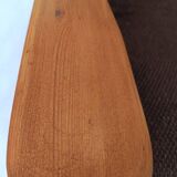 Fauteuil à bascule brutaliste en pin de wasa