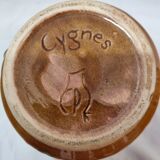 Slurry pitcher "with swans" by Poet Laval