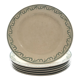 6 Boch Crown Collection plates