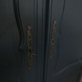 Old anthracite grey cabinet