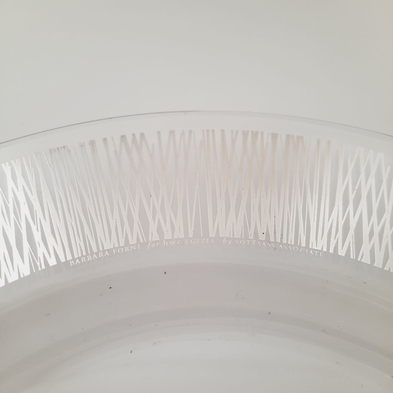 10 Dishes Barbara Ovens for Egyptian, HWC Collection (Handle With Care) by Sottsass Associati for Ro