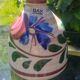 Small Glazed ceramic vase Vintage Bay Keramik W.Germany 60s/70s