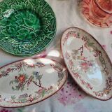 2 earthenware raviers by Sarreguemines