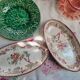 2 earthenware raviers by Sarreguemines