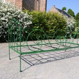 Antique metal bed, vintage