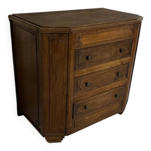 Commode en chêne massif