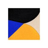 Collection of collages on paper - abstract painting signed Eawy