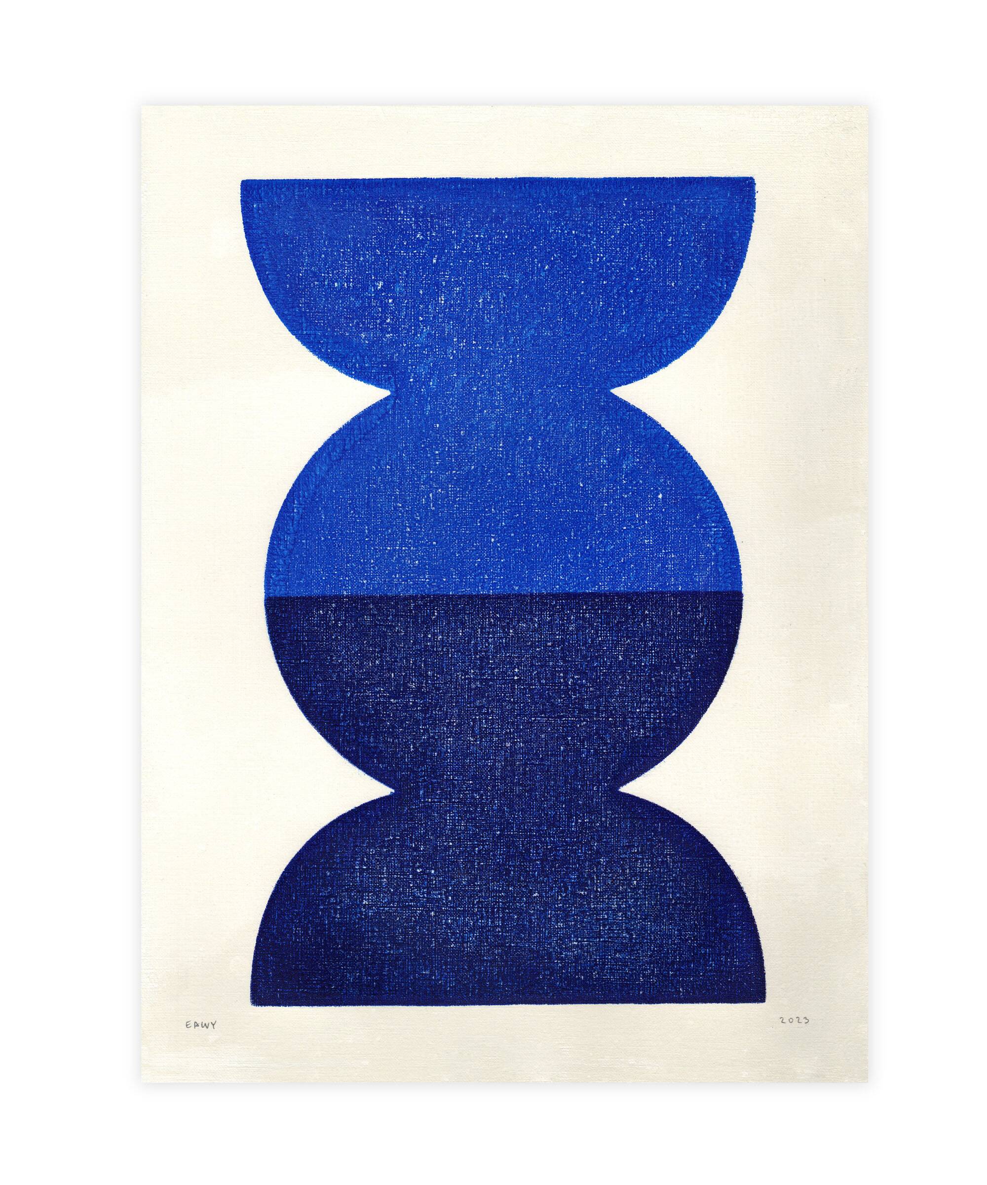 Romy painting on paper 30x40cm signed Eawy