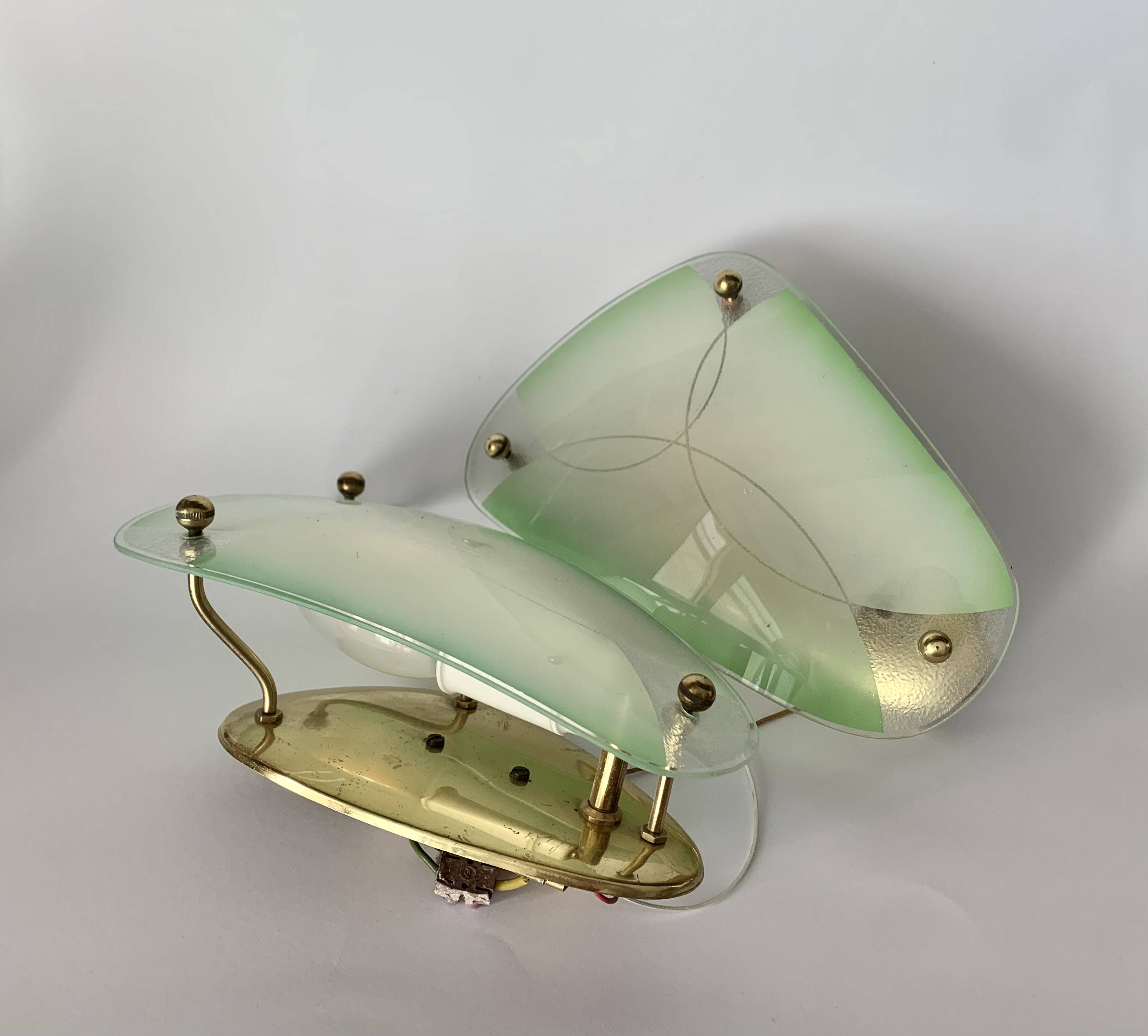 Pair of wall lamps from Napako, 1960's