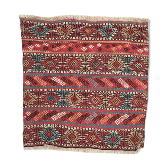 Ancien tapis turc Kilim 95x93cm