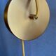 Capiz shell and brass pendant light