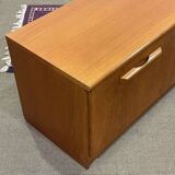 Low English teak sideboard from the 70s