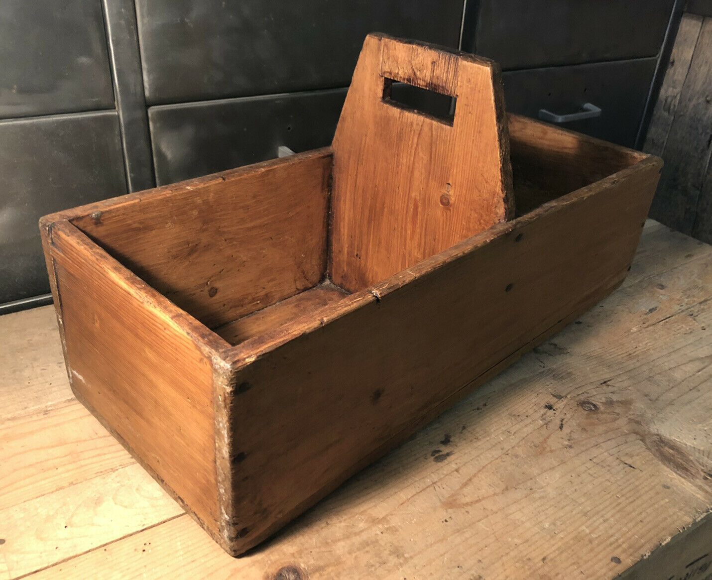 Wooden crate by trade