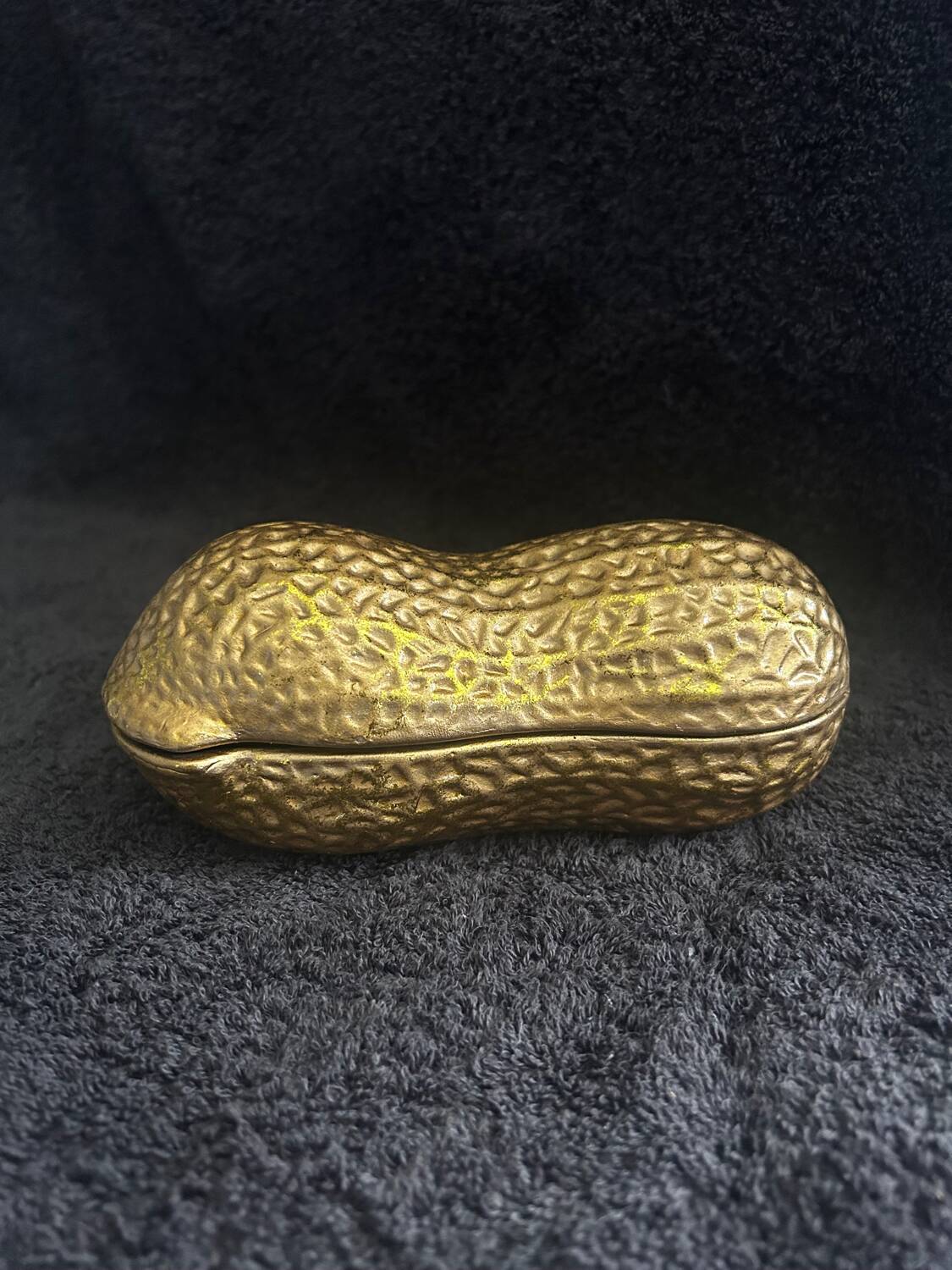 Vintage 1960s-70s ceramic peanut box