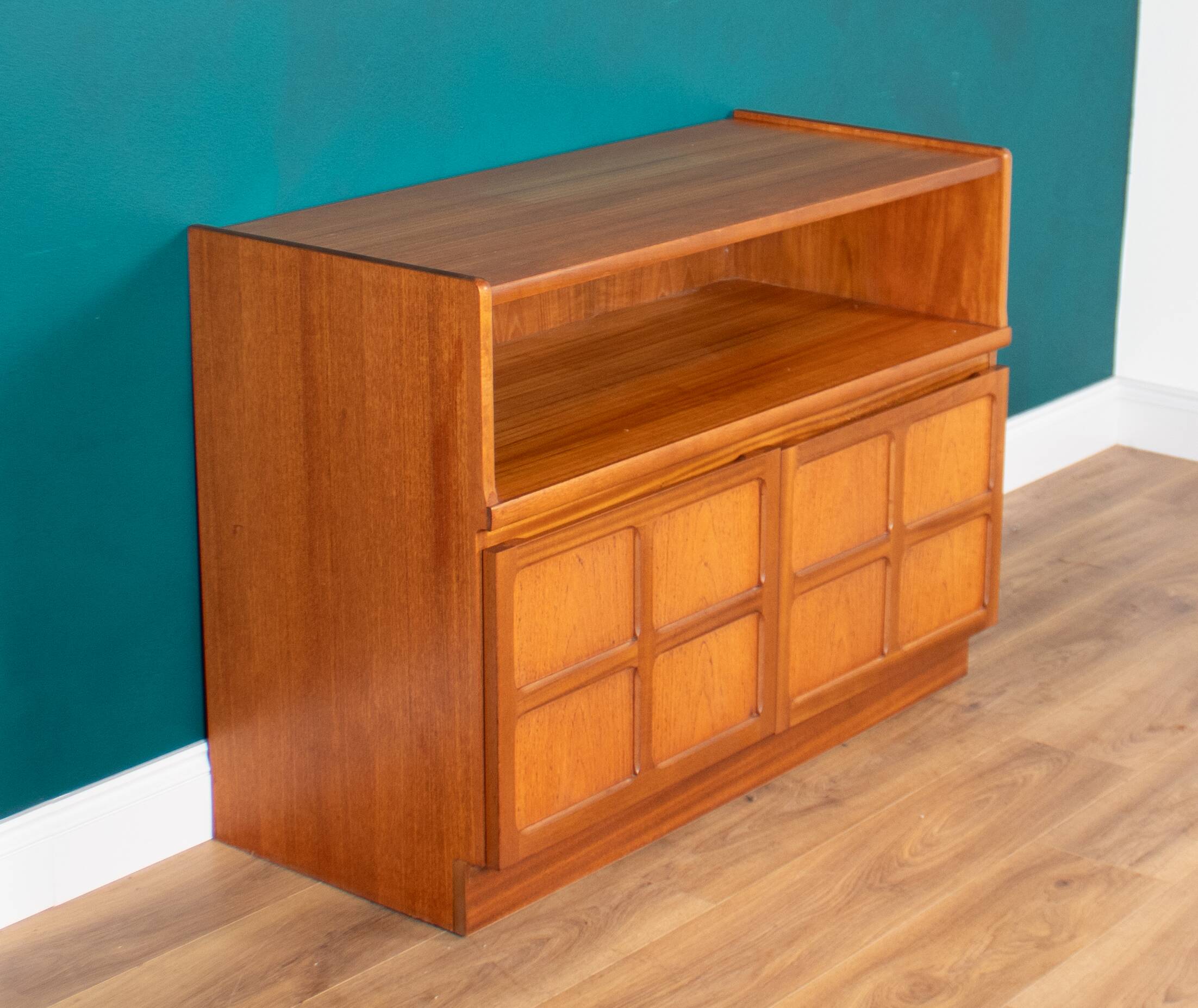 Retro Teak 1960s Nathan Squares Retro Teak 1960s Nathan Squares Mid id Century Sideboard TV Cabinet