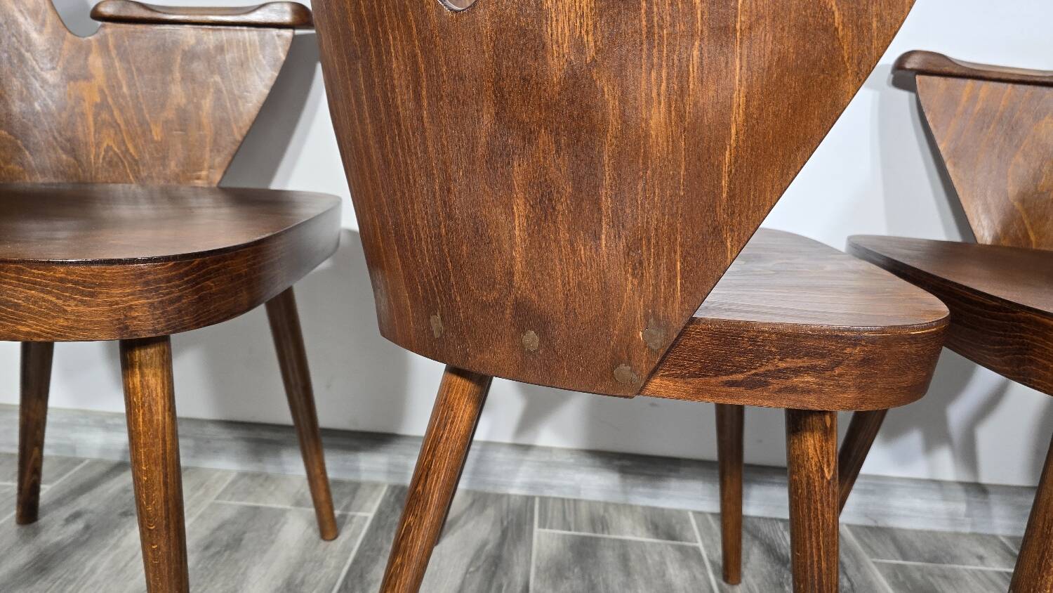 Dining Chairs by Oswald Haerdtl for Ton, Set of 4