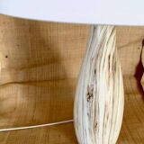 Ceramic lamp, 2M fabric cable, cotton shade