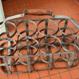 Porte bouteille en metal