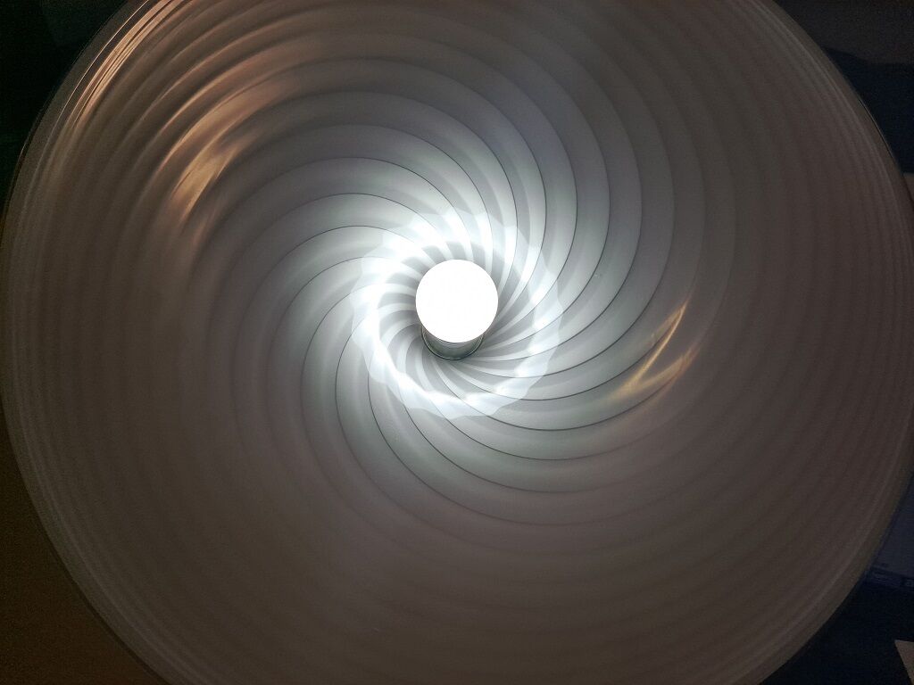 XLarge Murano Swirl Glass Pendant