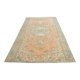 6x9 Pale Orange Oriental Vintage Rug 182x270Cm SK 21429