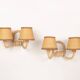 AUDOUX & MINET (attributed to) - Pair of wall lights France, circa 1950 - Rope
