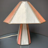Lampe de table en pâte de verre opalescente et cloisonnée