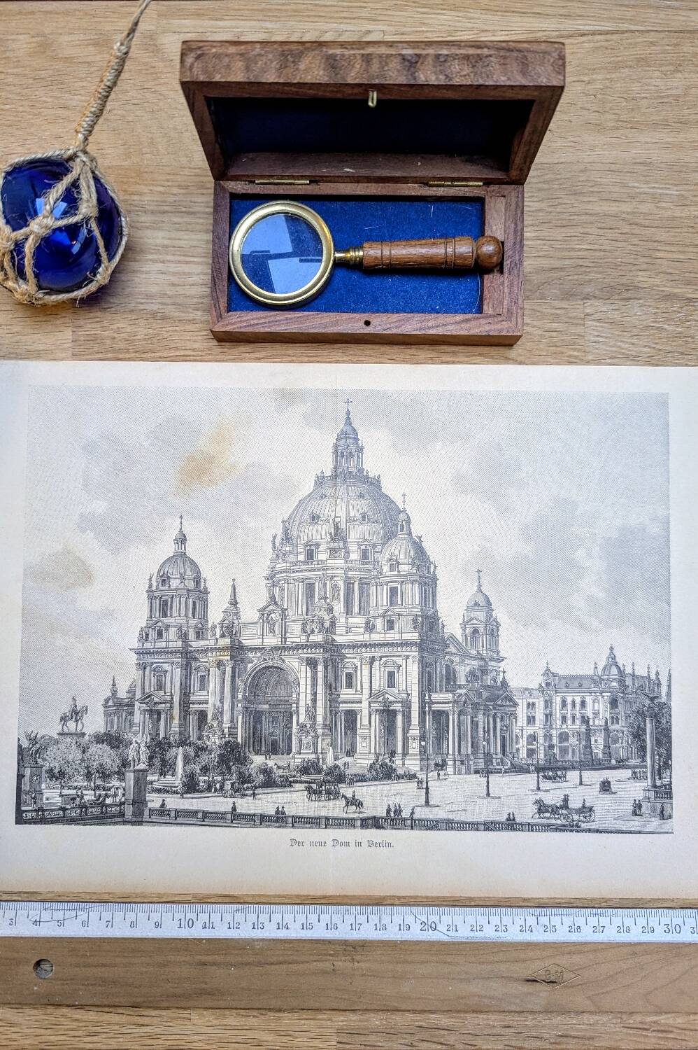 The Berlin Cathedral. Engraving printed in 1897.