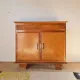 Art Deco buffet from the 1950s in oak and herringbone.