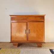 Buffet mado ancien Art Déco / 1950 en chêne et chevrons